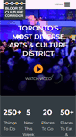 Mobile Screenshot of bloorstculturecorridor.com